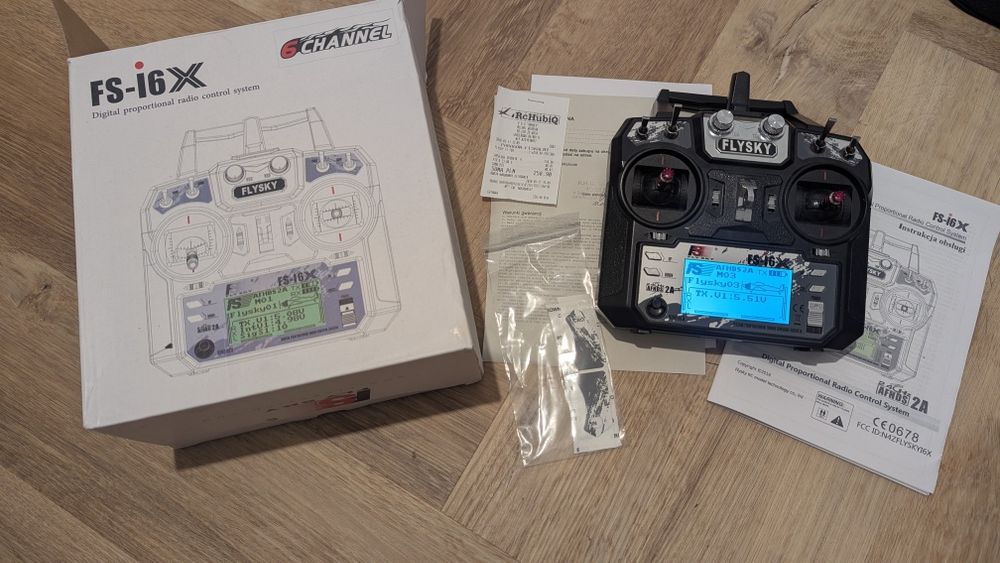 Aparatura RC Flysky FS-i6X z odbiornikiem