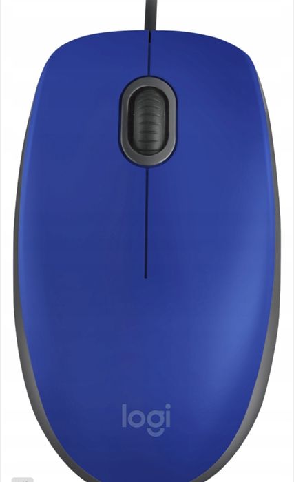 Cicha mysz optyczna USB Logitech M110 Silent dostosowana do obu dłoni