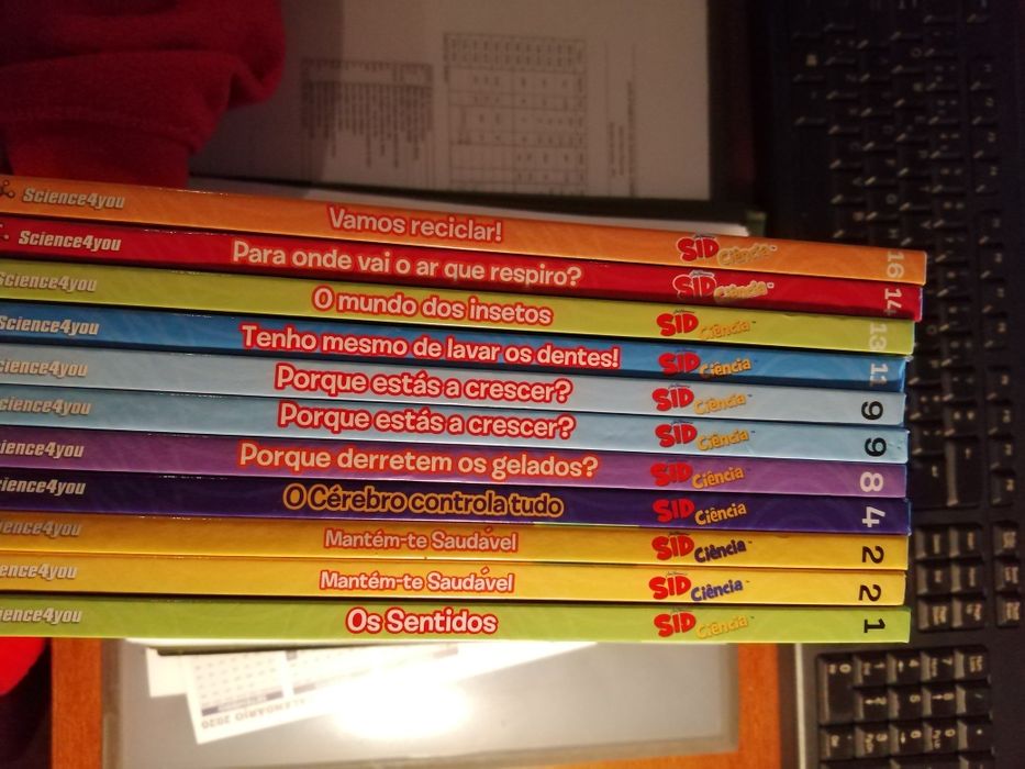 Livros da colecção Sid Ciência da Science4you
