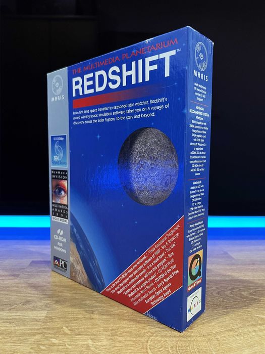 Redshift 1 + 2 program astronomiczny (PC EN 1994) wydanie BIG BOX