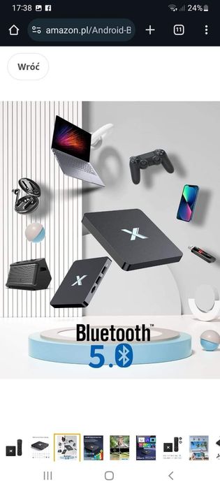 Multimedialny Android 4K TV Box Smart TV 4GB RAM 32GB, WiFi, 4K HD PIL