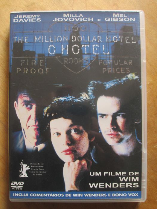 DVD The Million Dollar Hotel, Wim Wenders, Mel Gibson, Milla Jovovich