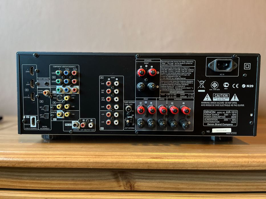 Denon AVR‑1610 – 5.1‑kanałowy amplituner AV z HDMI