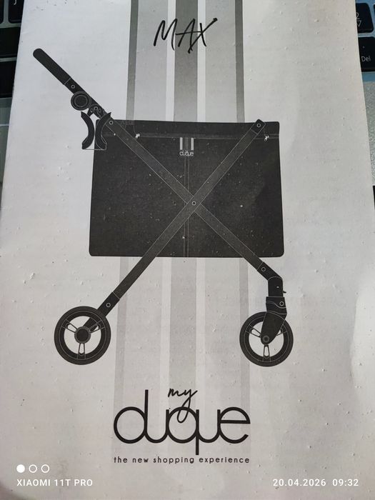 Luksusowy wózek na zakupy marki My Duque Max