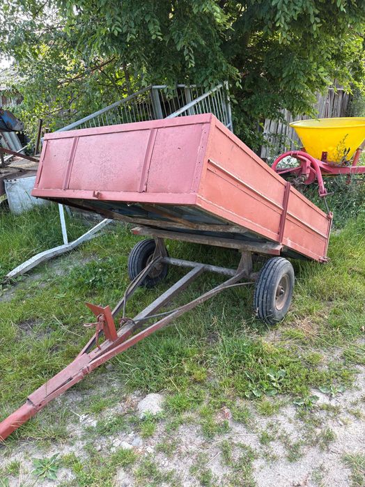 Przyczepka ogrodowa mini przyczepa przyczepka sadownicza