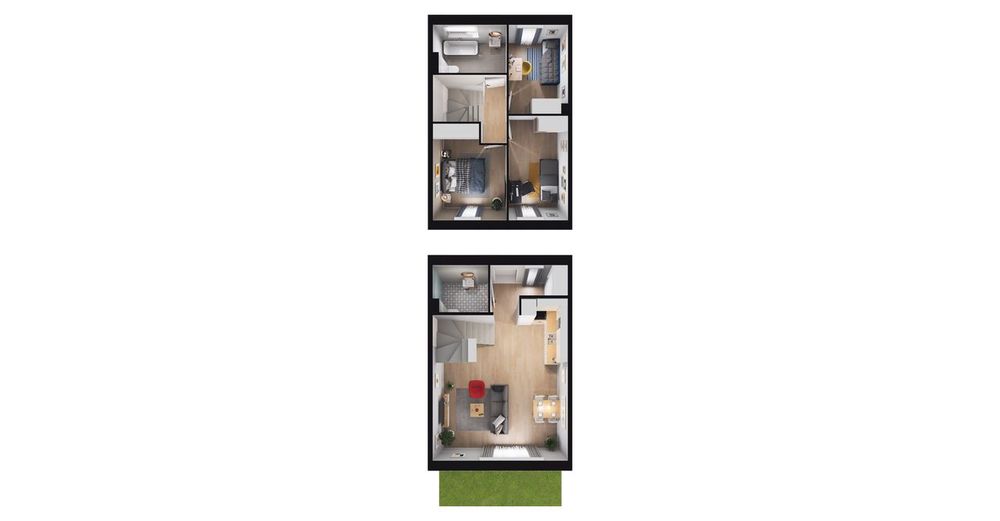 4-pokojowy dom 77m2 + ogródek Bez Prowizji