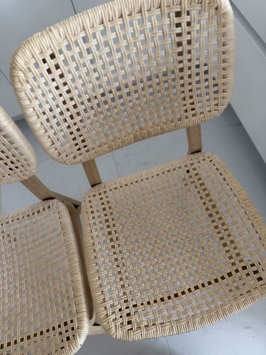 Cadeira de bambu do ikea