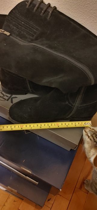 Сапоги жіночі замшеві 37р єврозима