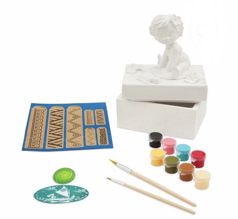Moana Jewelry Box Paint Set