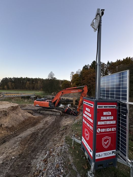 Monitoring mobilne wieże monitorigu CCTV