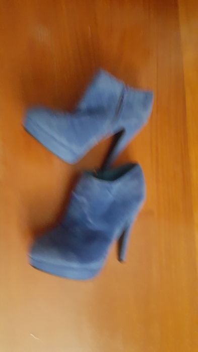 Botins/sapatos de mulher n. 39, azul