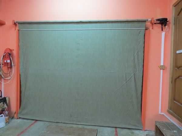 БРЕЗЕНТОВАЯ штора для гаража от производителя!