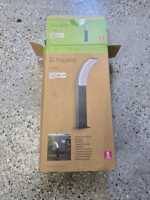 Lampa ogrodowa New Lakko IP44 56 cm LED Inspire