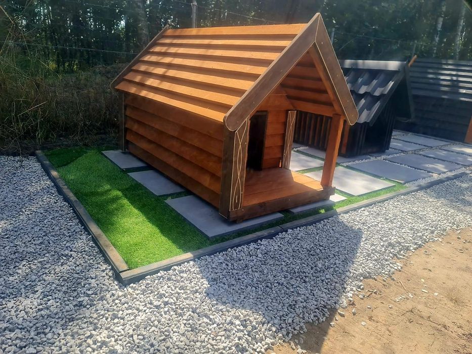 Buda dla psa buda do kojca kojec nowa producent buda XXL buda xxxl buda z tarasem
