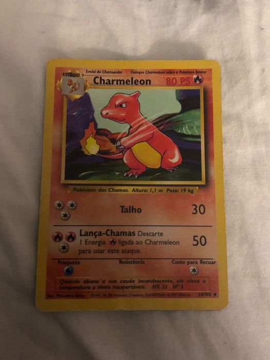 Cartas Pokémon vários pokemons