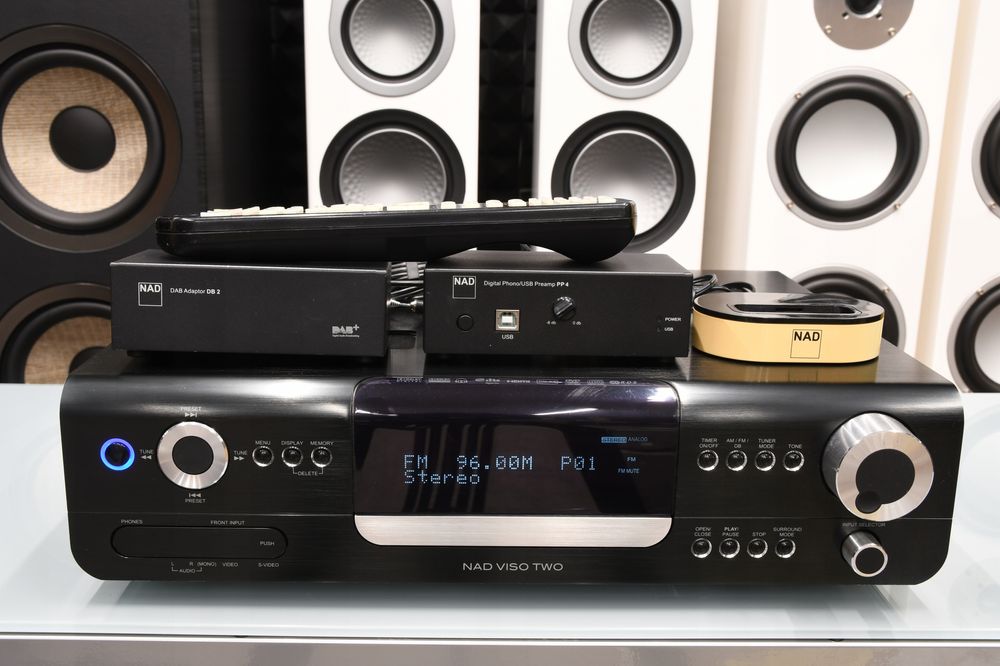 wzmacniacz amplituner stereo NAD VISO TWO + DAC USB + Preamp Tuner