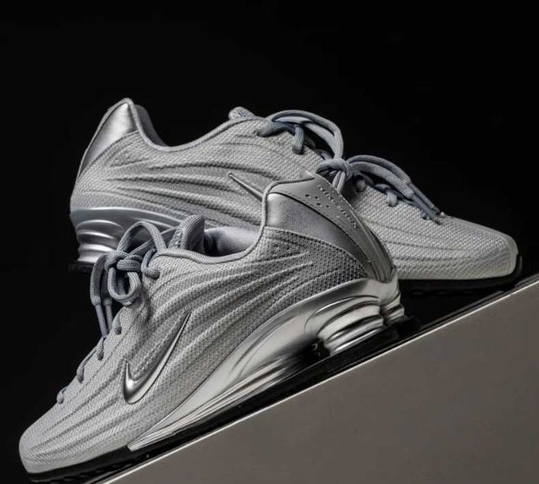 (БЕЗ ПЕРЕДОПЛАТИ) Nike Shox Z White/Metallic Silver найк шокс зет білі зі сріблястим