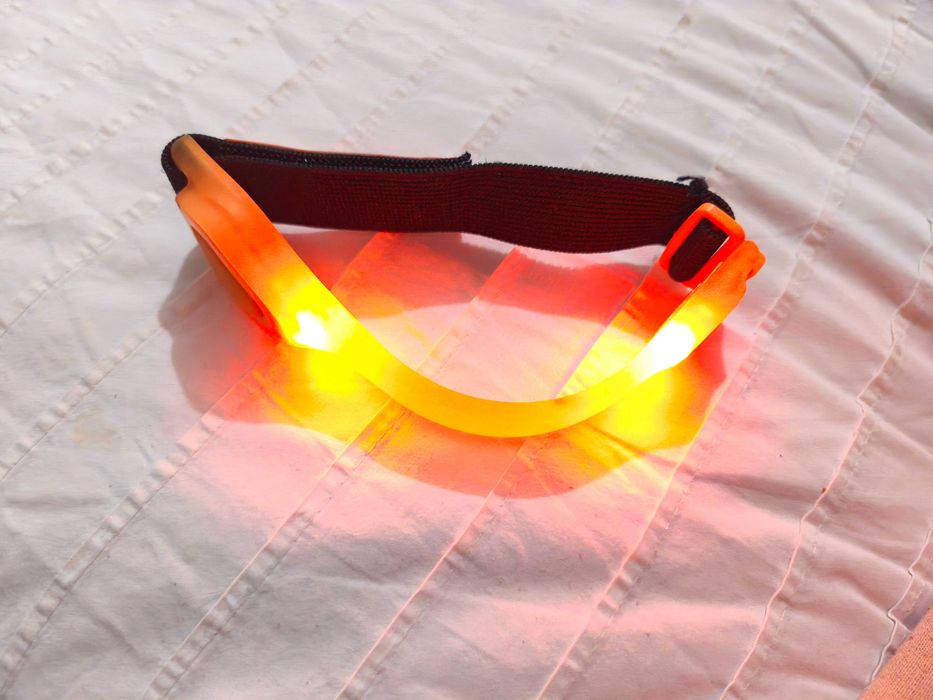 Pulseira led laranja