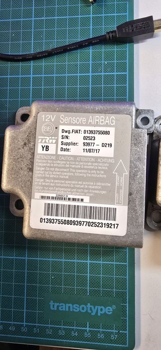 B0100-49 Fiat Ducato Citroen Jumper Peugeot Boxer airbag module