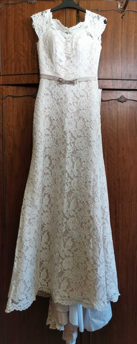 Нова Весільна сукня і фата S M трішки шлейф Свадебное платье плаття