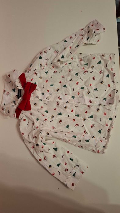 Świąteczna koszula mucha muszka 74