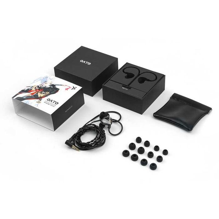 ‼️ Truthear Gate (Black, with mic.) - проводные динамические наушники