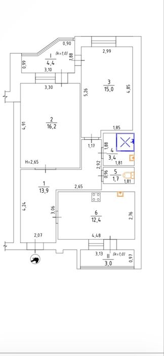 Продаж 2-к кв 70м2 Позняки Григоренко буд.15