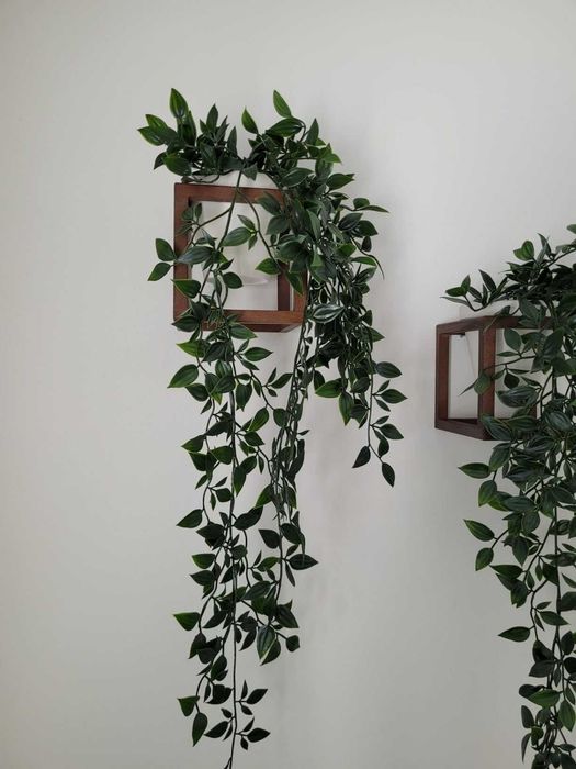 Zestaw 3 ścienne doniczki wiszące kwietniki na ścianę dom loft