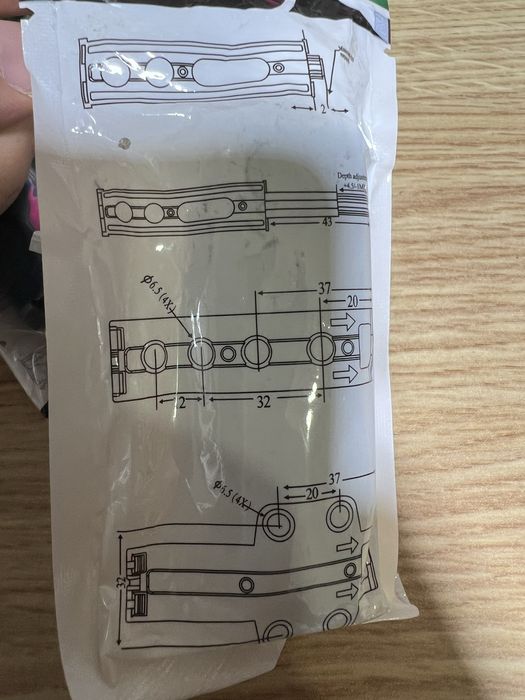 Pack 12 fecho magnético empurrar portas armários - NOVO