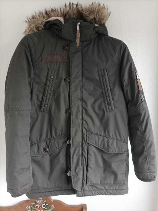 Зимняя куртка для мальчика H&M на рост 152-158 см