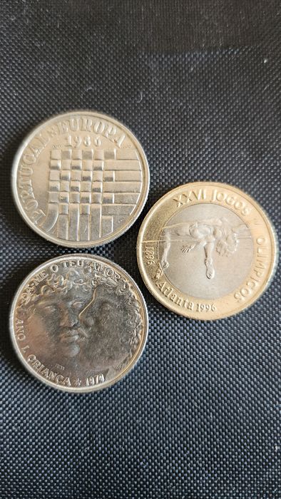 Lote moedas comemorativas
