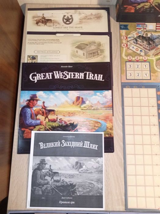 Настільна гра Great Western Trail + Iron Clays