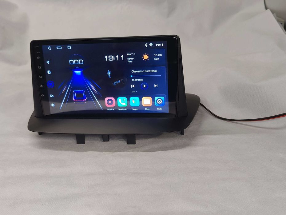Rádio 2 DIN Android Renault Megane 3 • Wifi -GPS - Bluetooth + CÂMARA
