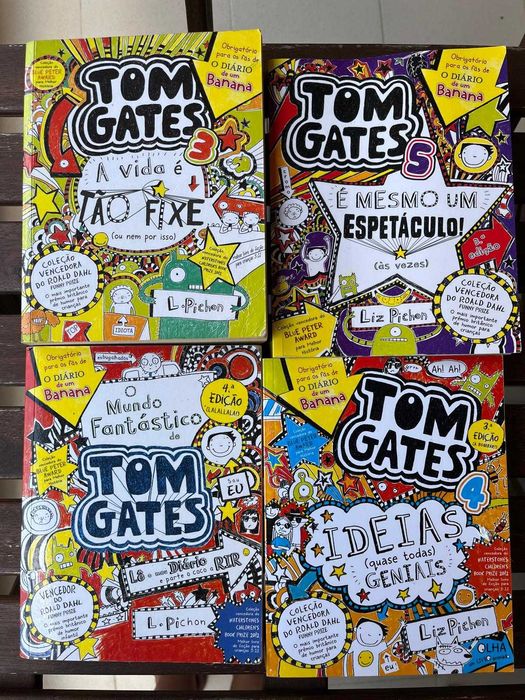 Livros coleção "TOM GATES"