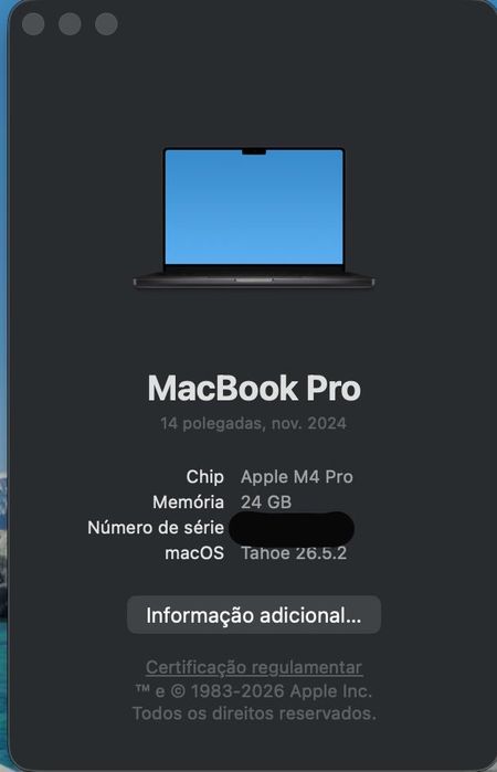 MacBook Pro 14" M4 Pro – 24GB RAM / 512GB SSD