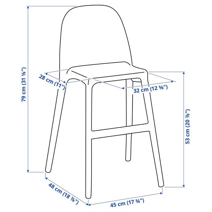 Krzesełko dla dziecka Ikea Urban