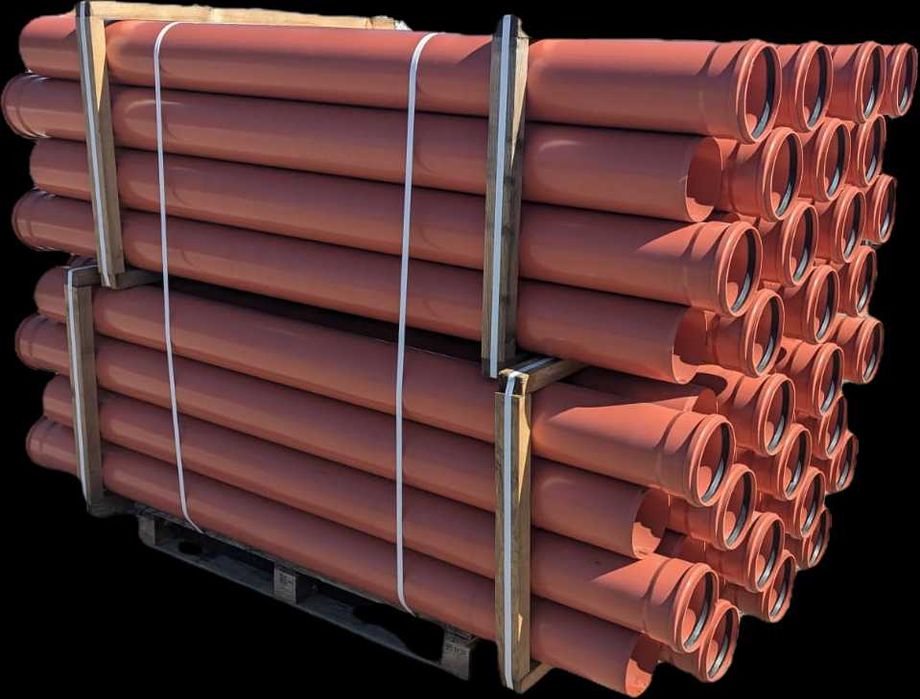 Rura PCV 160x2000x3,2 sn2 lita paleta 112 mb - rura kanalizacyjna pvc ...