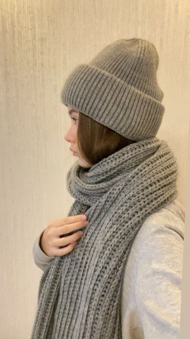 Комплект шарф і шапка