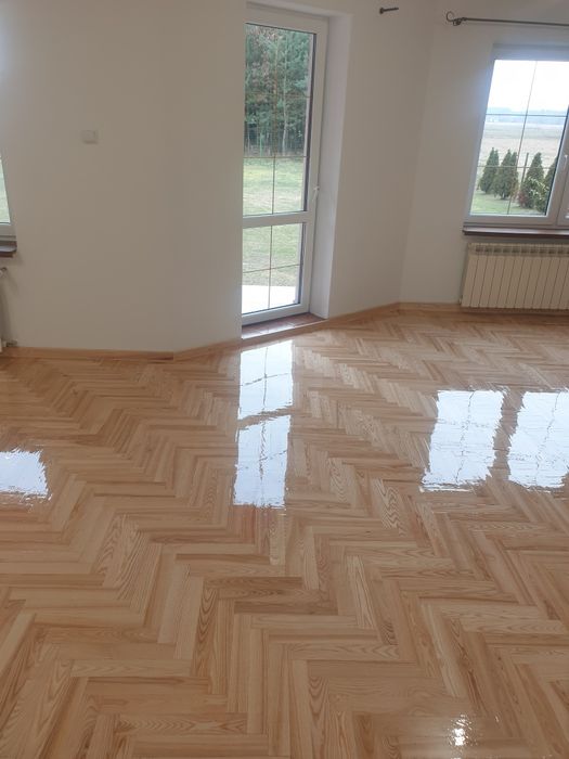 Cyklinowanie  i ukladanie parkietu