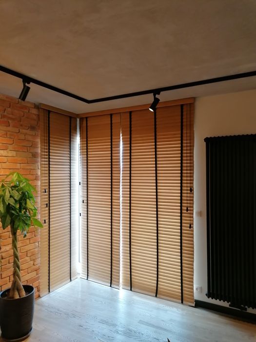 Żaluzje drewniane bambusowe ceny producenta kobylka