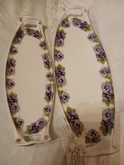 Polmiski 46 cm do serwowania ryb Rosenthal Victoria Luise bratki