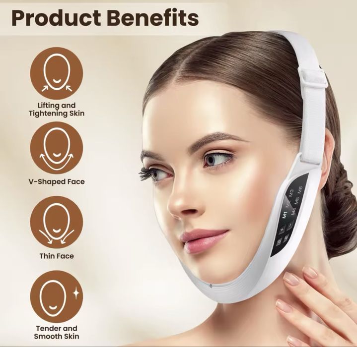 Пристрій для підтяжки обличча. Мікрострумовий
