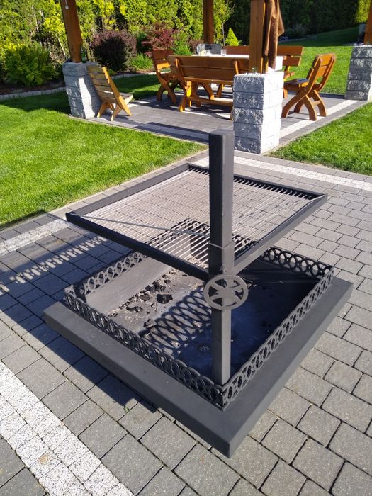 Palenisko, grill, ruszy nierdzewnych