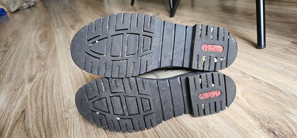 Rieker damskie botki skórzane rozmiar 39 wkładka 25,5cm używane