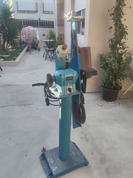 Esmeril com cinta de lixa combinada