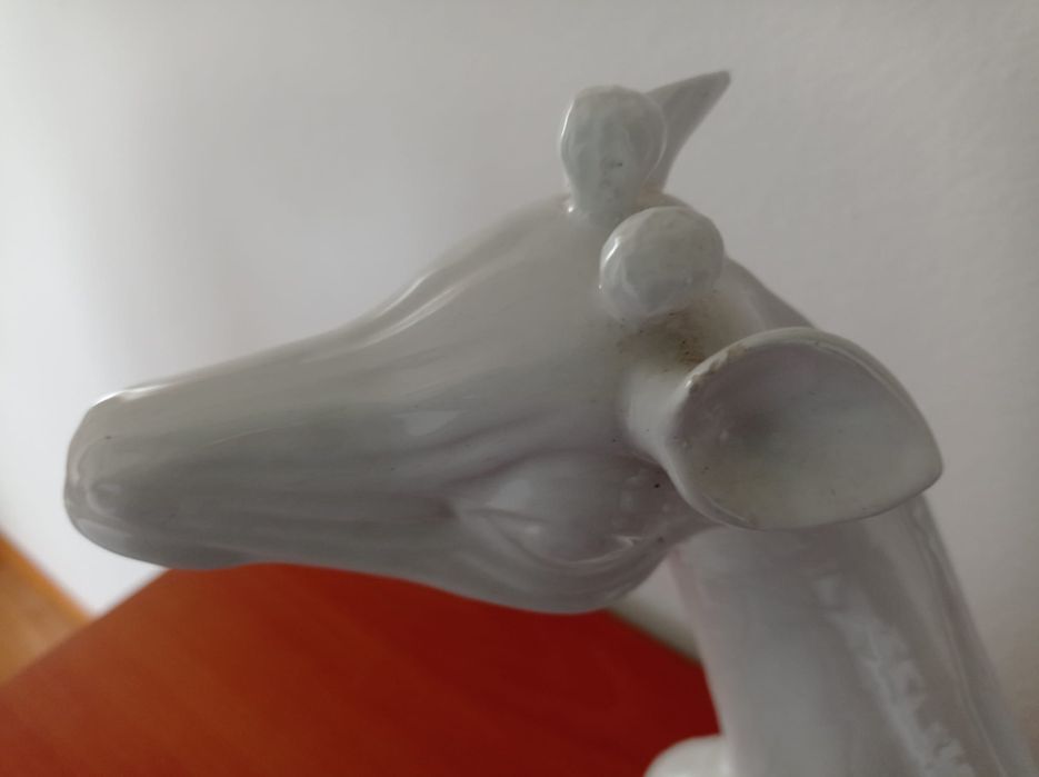 Floreira porcelana girafa vintage