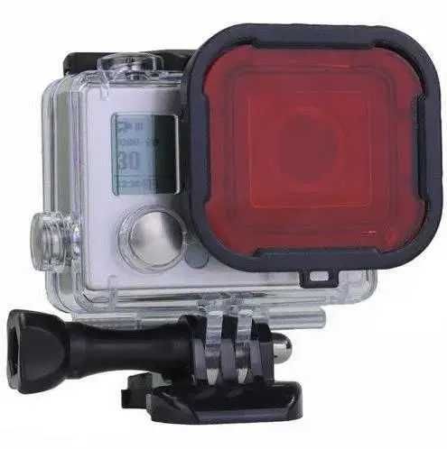 Фильтр красный подводный для аквабокса GoPro 3+/4, для дайвинга