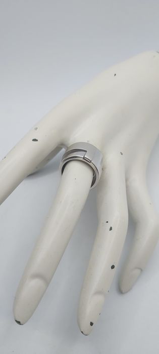 Anel duplo de prata Hot Diamonds