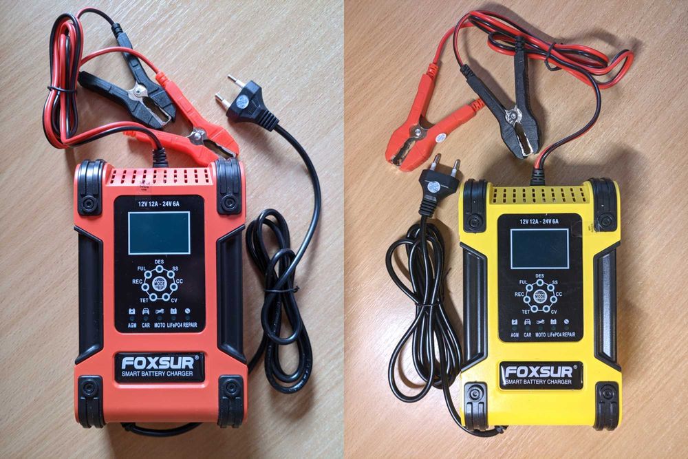 Автомобільний зарядний пристрій FOXSUR 12V 12A - 24V 6A Гарантія 3 міс
