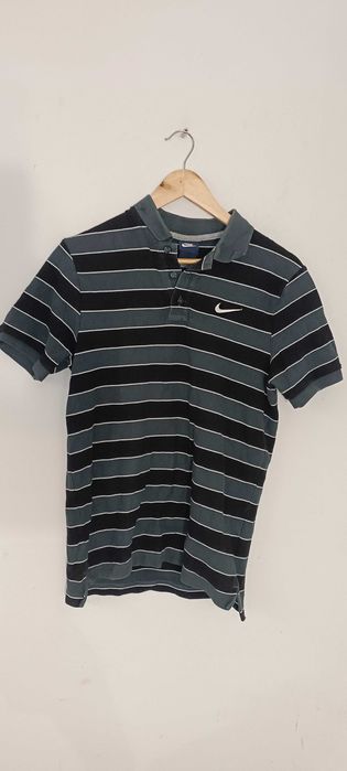 Koszulka polo w paski Nike M (medium) bawełniana